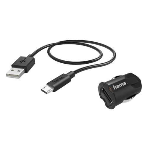 Autós töltő szett HAMA Picco Micro-USB 2,4A
