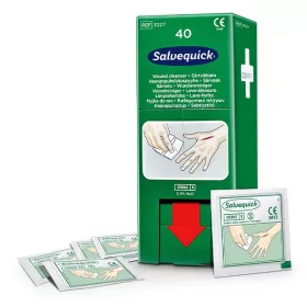Sebtisztító kendő adagoló Salvequick 40 darabos