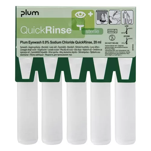 Szemkimosó ampulla PLUM QuickRinse utántöltő 5 db/csomag
