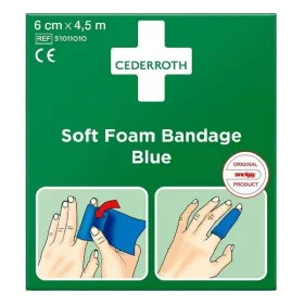   Sebtapasz utántöltő CEDERROTH téphető/vágható 6cm x 4.5m, kék