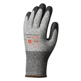   Kesztyű mártott COVERGUARD Eurocut 5 vágásbiztos nitril szürke/fekete 6-os 2 darab/pár