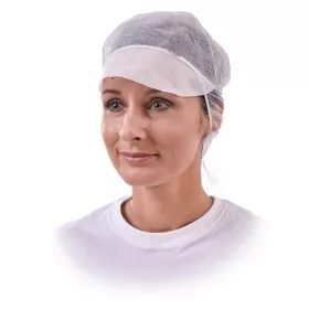 Sisakkosár COVERGUARD kontytartós fehér 100 darabos