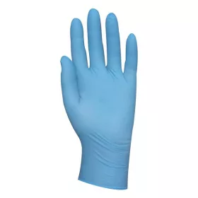   Gumikesztyű COVERGUARD nitril púdermentes kék M 100 darab/doboz