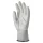 Kesztyű mártott COVERGUARD poliészter PU tenyérrel fehér 7-es 2 darab/pár