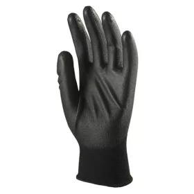   Kesztyű mártott COVERGUARD poliészter PU tenyérrel fekete 10-es 2 darab/pár