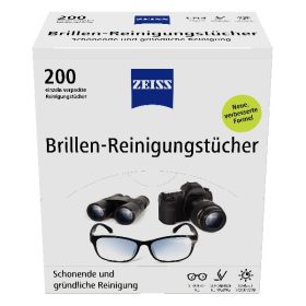 Szemüvegtörlő kendő ZEISS nedves 200 darabos