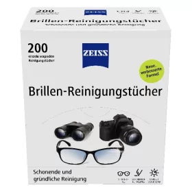 Szemüvegtörlő kendő ZEISS nedves 200 darabos
