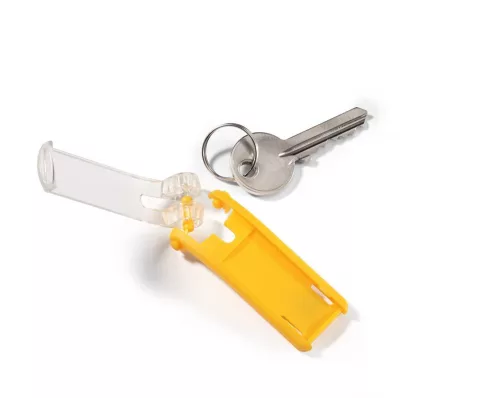 Kulcscímke DURABLE műanyag vegyes színek 6 darabos