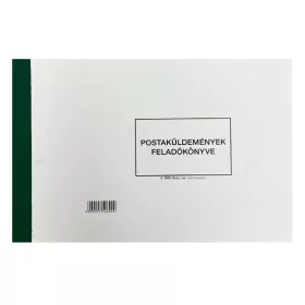   Nyomtatvány postaküldemények feladókönyve PATRIA A/4 fekvő 150 lap