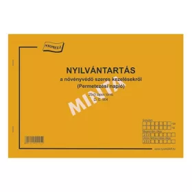 Nyomtatvány permetezési napló
