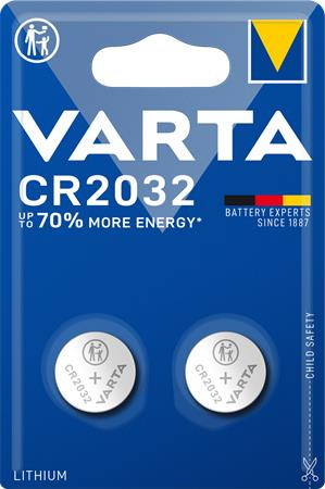 VARTA Gombelem, CR2032, 2 db, VARTA