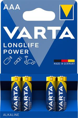 VARTA Elem, AAA mikro, 4 db, VARTA "Longlife Power"