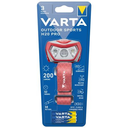 VARTA Fejlámpa, LED, kültéri, VARTA "H20 Pro"