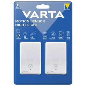   VARTA Éjjeli lámpa, LED, 2 db, VARTA "Motion Sensor Night"