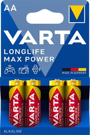 VARTA Elem, AA ceruza, 4 db, VARTA "Longlife Max Power"