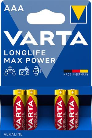 VARTA Elem, AAA mikro, 4 db, VARTA "Longlife Max Power"