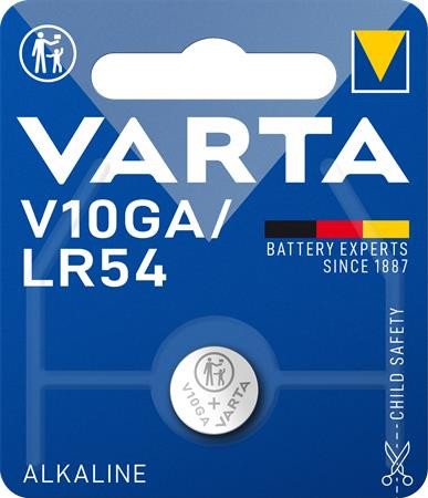 VARTA Gombelem, V10GA / LR1130 / LR54 / 189, 1 db, VARTA