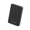 VERBATIM Power bank, külső akkumulátor, vezeték nélküli, 10.000mAh, VERBATIM "Charge n Go Essentials", fekete