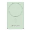VERBATIM Power bank, külső akkumulátor, vezeték nélküli, 10.000mAh, VERBATIM "Charge n Go Essentials", zöld