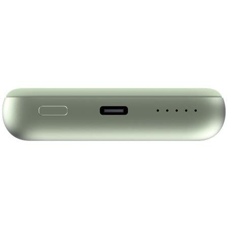 VERBATIM Power bank, mágneses (vezeték nélküli), 10.000mAh, VERBATIM "MCP-10, zöld
