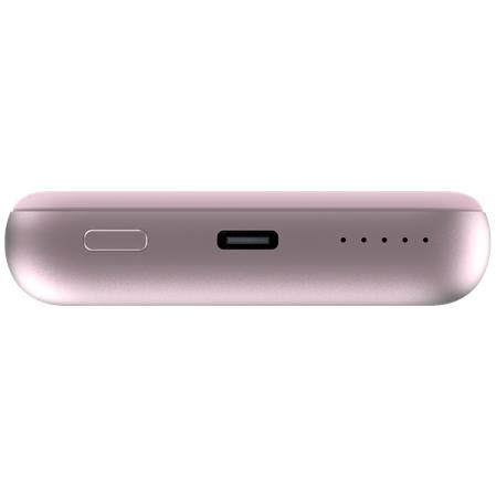 VERBATIM Power bank, mágneses (vezeték nélküli), 10.000mAh, VERBATIM "MCP-10, rózsaszín