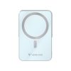 VERBATIM Power bank, külső akkumulátor, mágneses (vezeték nélküli), 10.000mAh, kitámasztó, VERBATIM "Charge n Go", kék