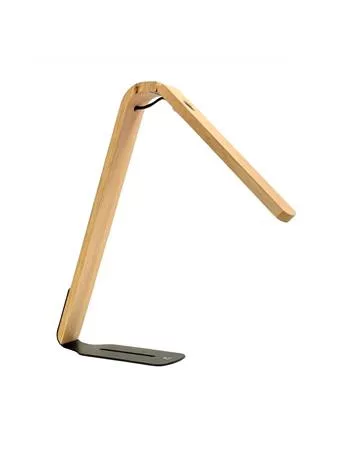 ALBA Asztali lámpa, LED, 4 W, ALBA "Ledaika", természetes fa