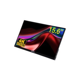   VERBATIM Hordozható monitor, érintőképernyő, 4K UHD felbontás, fém borítás, 15,6", VERBATIM "PMT-15-4K"