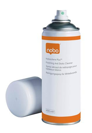 NOBO Tisztító aerosol spray fehértáblához 400 ml, NOBO "Clene Plus"