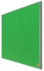 NOBO Textiltábla, széles képarány, 70"/155x87 cm, alumínium keret, NOBO "Impression Pro", zöld