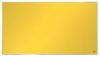 NOBO Textiltábla, széles képarány, 40"/89x50cm, alumínium keret, NOBO "Impression Pro", sárga