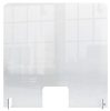 NOBO Védőfal, kiadó ablakkal, asztali, akril, 700x850 mm, NOBO, átlátszó