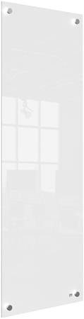 NOBO Üzenőtábla, üveg, fali, keskeny, 30x90 cm, NOBO "Home", fehér