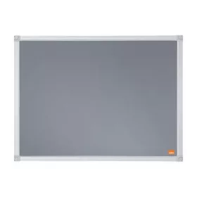   NOBO Üzenőtábla, alumínium keret, 60x45 cm, NOBO "Essentials", szürke