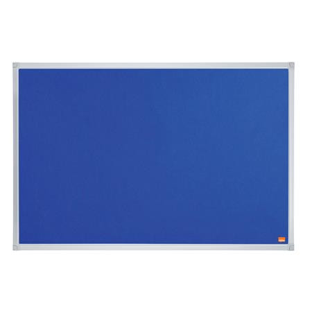 NOBO Üzenőtábla, alumínium keret, 90x60 cm, NOBO "Essentials", kék