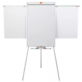   NOBO Flipchart tábla, mágneses felület, 2 db segédkarral, NOBO "Essentials", fehér