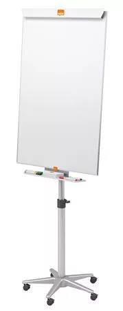 NOBO Flipchart tábla, mobil, mágneses felület, NOBO "Essentials", fehér