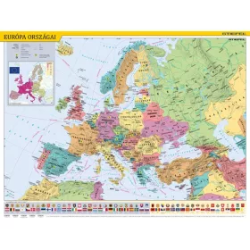   STIEFEL Könyökalátét, kétoldalas, STIEFEL, "Európa országai/Európa gyerektérkép"