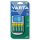 VARTA Elemtöltő, AA ceruza/AAA mikro, 4x2600 mAh AA, LCD kijelző, 12V USB, VARTA