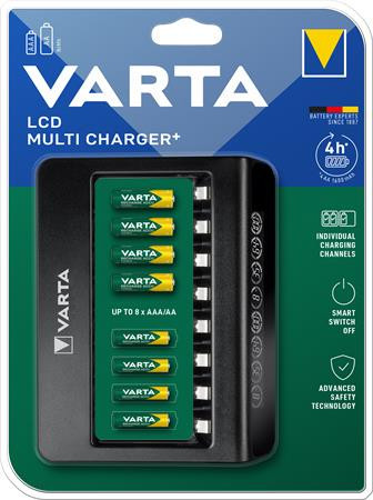 VARTA Elemtöltő, AA/AAA, 8 férőhelyes, VARTA "Multi"