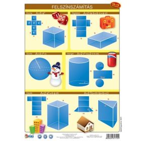   STIEFEL Tanulói munkalap, A4, STIEFEL "Felszínszámítás /munkaoldal"