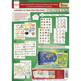   STIEFEL Tanulói munkalap csomag, 5 munkalap, 1 alátét, filc, STIEFEL "Iskolaelőkészítő"