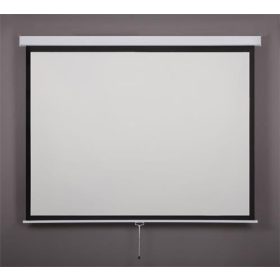   VICTORIA VISUAL Vetítővászon, fali, rolós, 1:1, 240x240cm, VICTORIA VISUAL