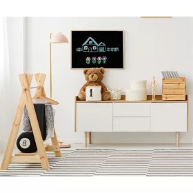   VICTORIA VISUAL Krétás tábla, fekete felület, nem mágneses, 30x40 cm, fakeret, VICTORIA VISUAL