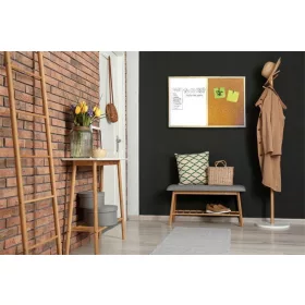   VICTORIA VISUAL Kombitábla, 40x60 cm, fakeret, VICTORIA VISUAL