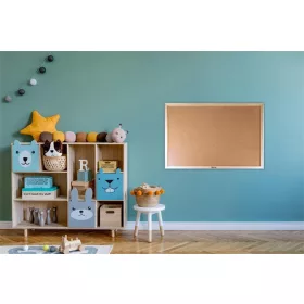   VICTORIA VISUAL Parafatábla, 60x90 cm, fa keret, VICTORIA VISUAL