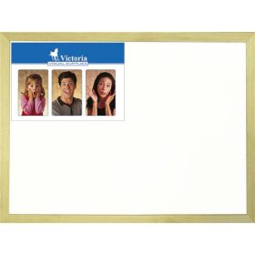   VICTORIA VISUAL Fehértábla, mágneses, 30x40 cm, fa keret, VICTORIA VISUAL