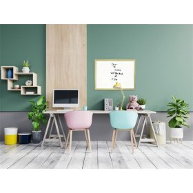   VICTORIA VISUAL Fehértábla, mágneses, 40x60 cm, fa keret, VICTORIA VISUAL